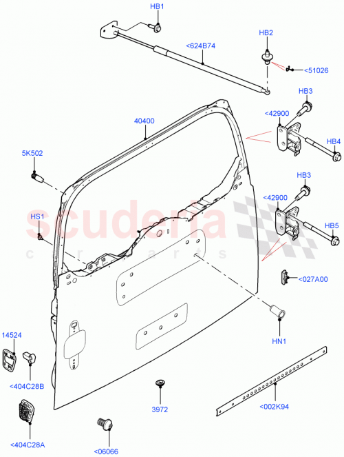 Part Diagram for Land Rover LR138053