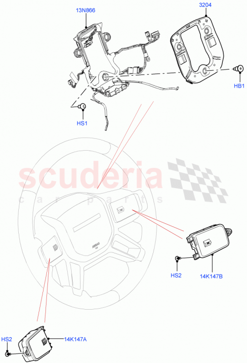 Part Diagram for Land Rover LR133033