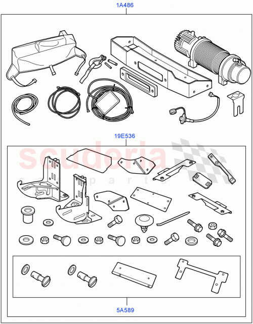 Part Diagram for Land Rover VPLSP0099