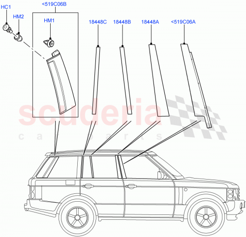 Part Diagram for Land Rover DDE000160PMD