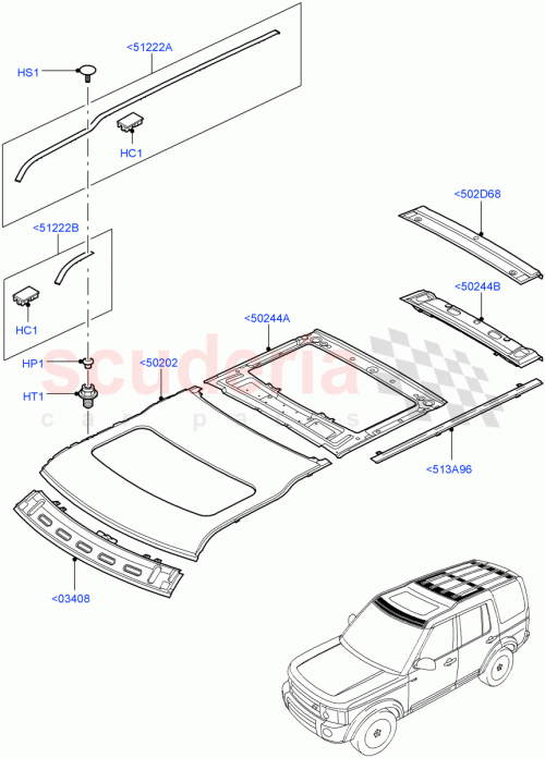Part Diagram for Land Rover LR031723