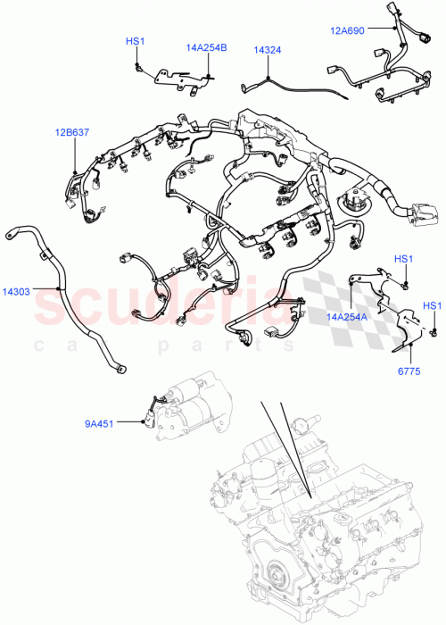 Part Diagram for Land Rover LR062718