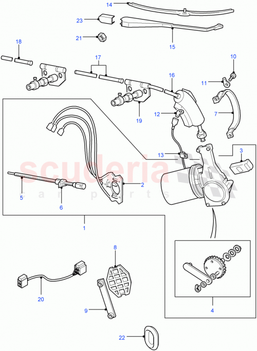 Part Diagram for Land Rover DKB000061PMD