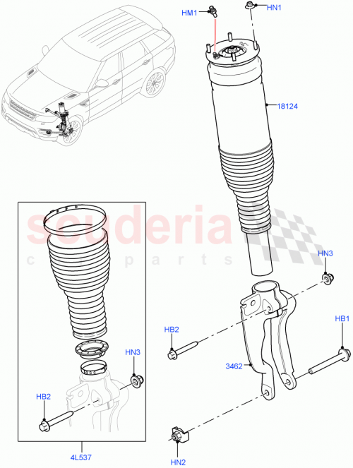 Part Diagram for Land Rover LR060401