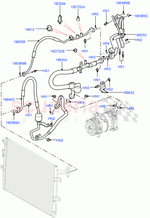 Part Diagram for Land Rover LR013878