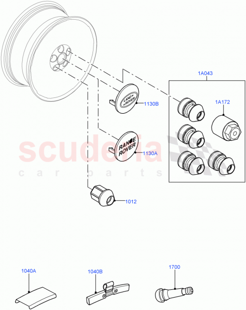 Part Diagram for Land Rover LR086417