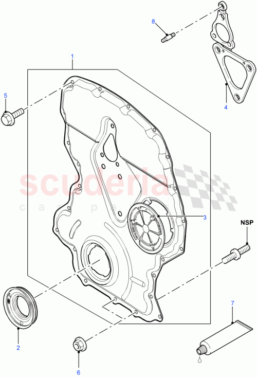 Part Diagram for Land Rover LR029907