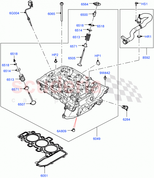 Part Diagram for Land Rover LR140261