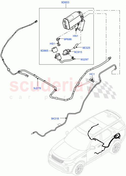 Part Diagram for Land Rover LR123904