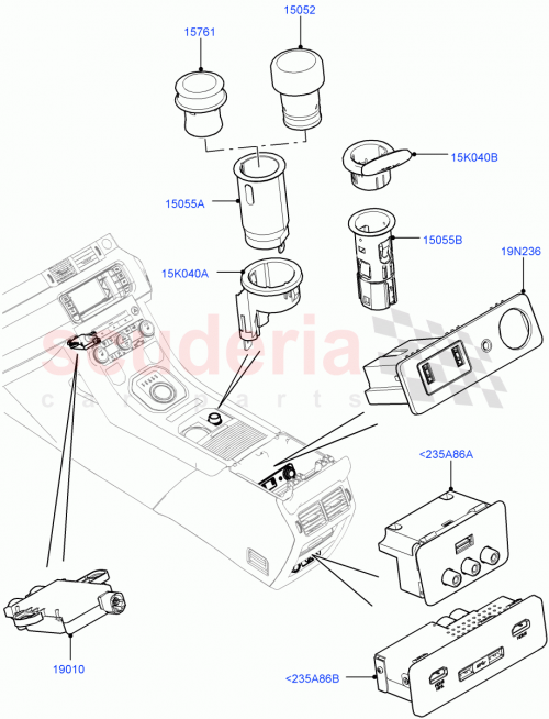 Part Diagram for Land Rover LR061525