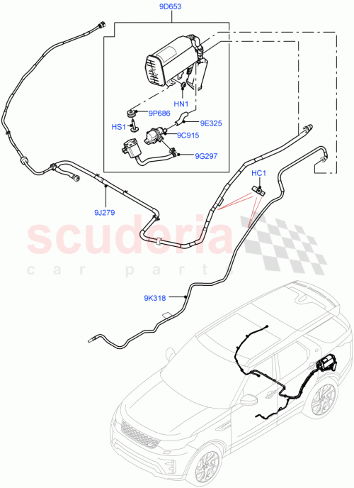 Part Diagram for Land Rover LR082445