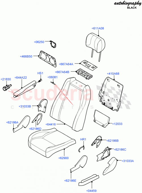 Part Diagram for Land Rover LR110909