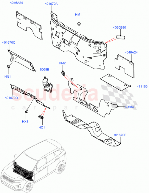 Part Diagram for Land Rover LR132698
