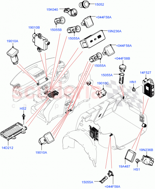 Part Diagram for Land Rover LR139594