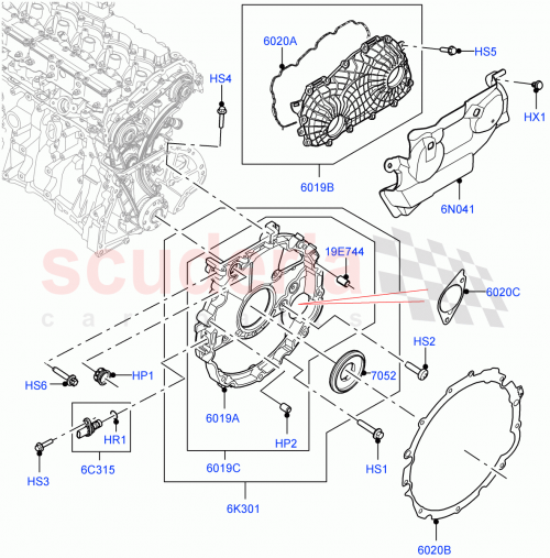 Part Diagram for Land Rover LR121753