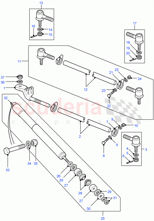 Part Diagram for Land Rover RTC5870