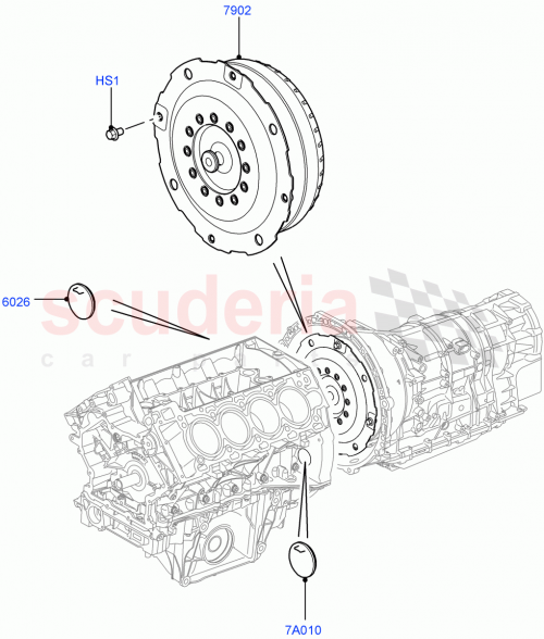 Part Diagram for Land Rover LR017283