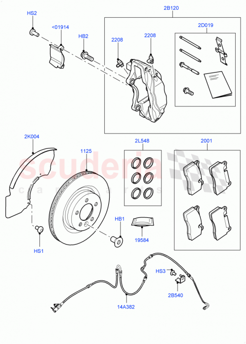Part Diagram for Land Rover LR139244