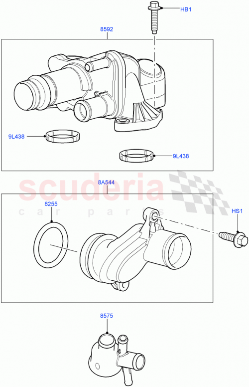 Part Diagram for Land Rover LR009562