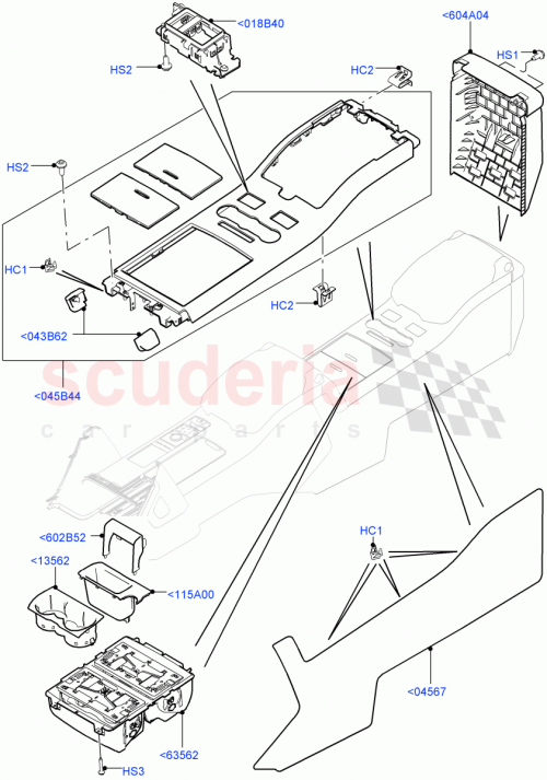Part Diagram for Land Rover LR051016