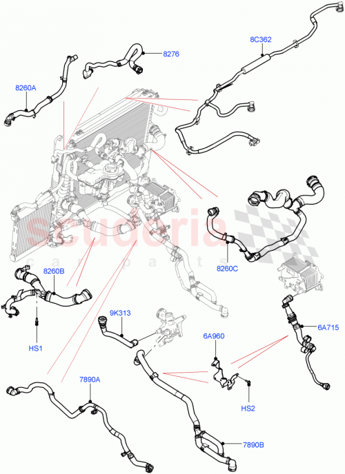 Part Diagram for Land Rover LR140872