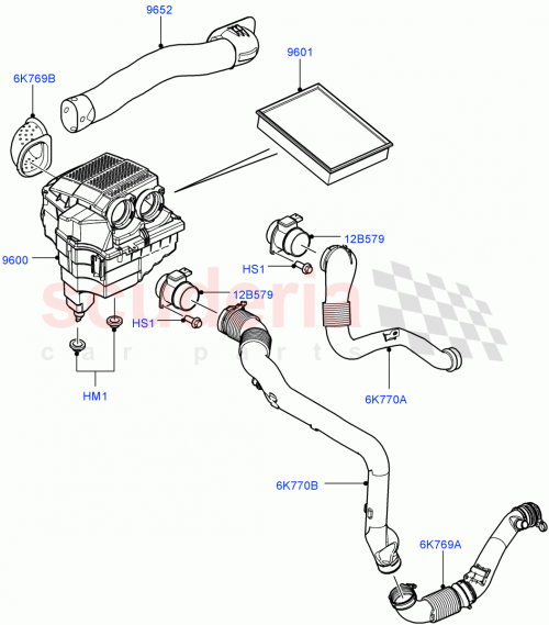Part Diagram for Land Rover LR013707