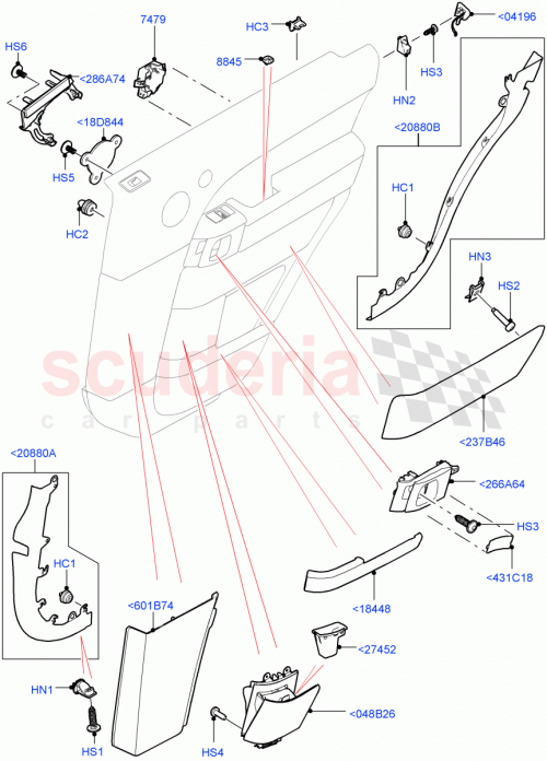 Part Diagram for Land Rover LR100166
