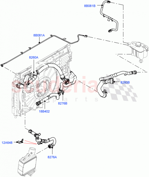 Part Diagram for Land Rover LR139815