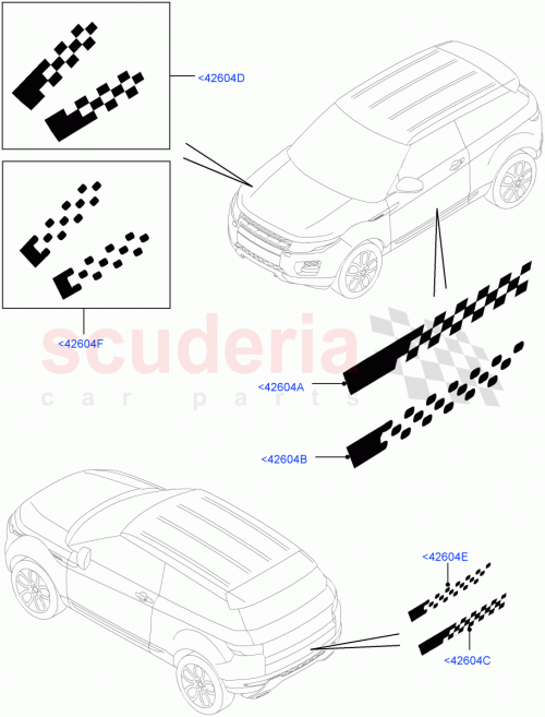 Part Diagram for Land Rover VPLVB0224GAW