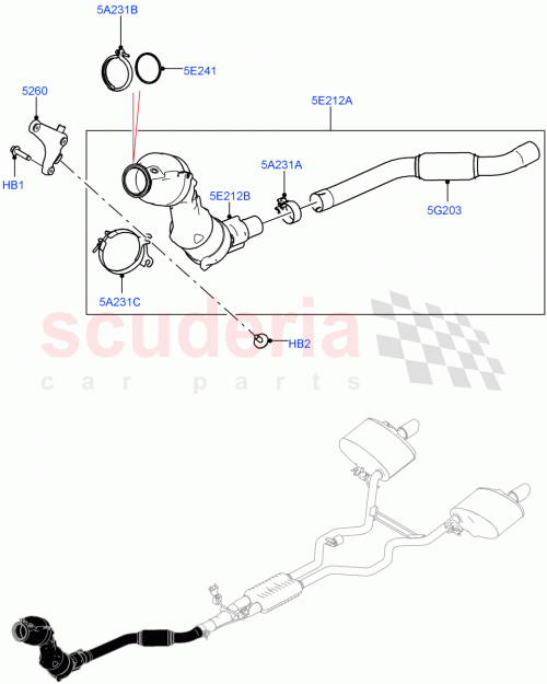 Part Diagram for Land Rover LR170908
