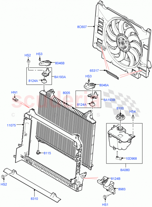 Part Diagram for Land Rover LR092460