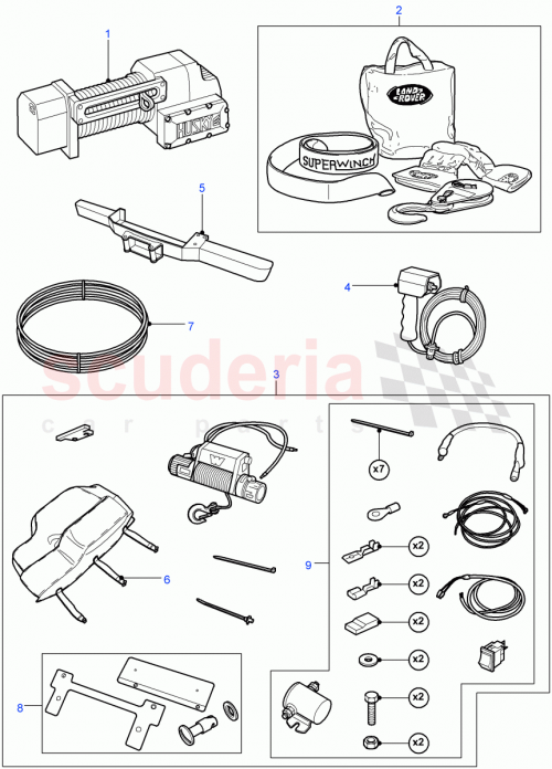 Part Diagram for Land Rover STC7812