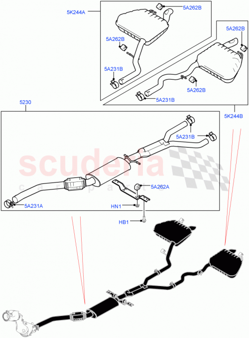 Part Diagram for Land Rover LR100369