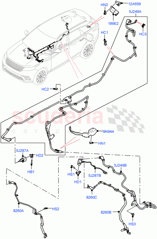 Part Diagram for Land Rover LR165171
