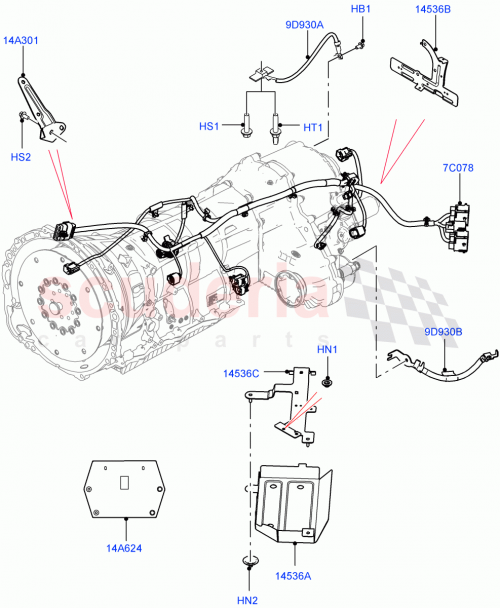 Part Diagram for Land Rover LR061897