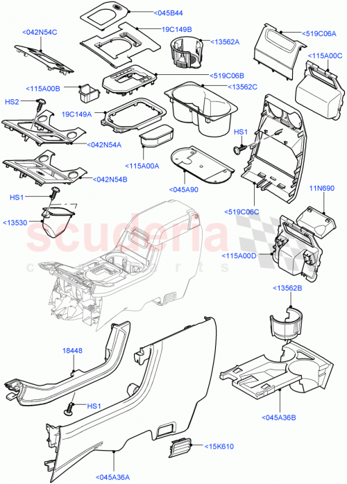 Part Diagram for Land Rover LR013423