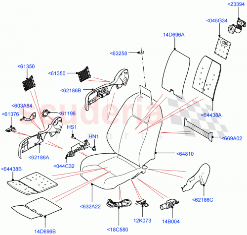 Part Diagram for Land Rover LR058708