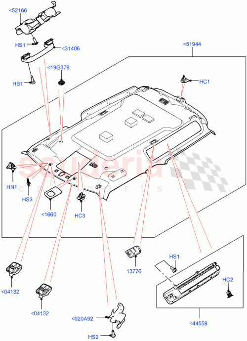 Part Diagram for Land Rover LR159487