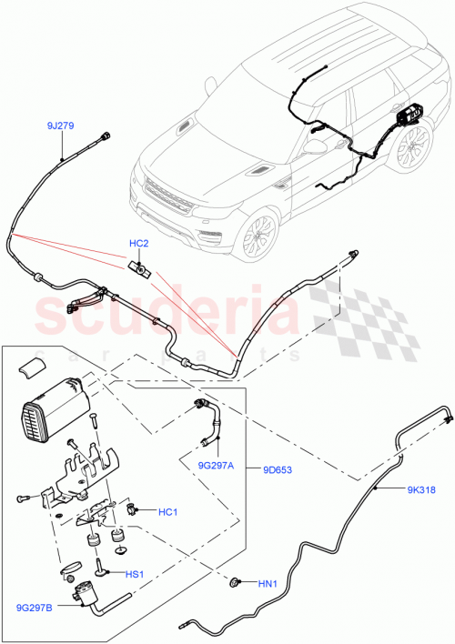 Part Diagram for Land Rover LR080111