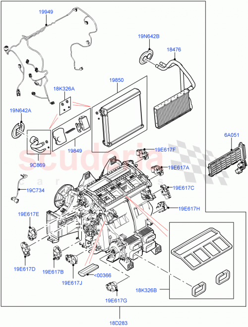 Part Diagram for Land Rover LR131060