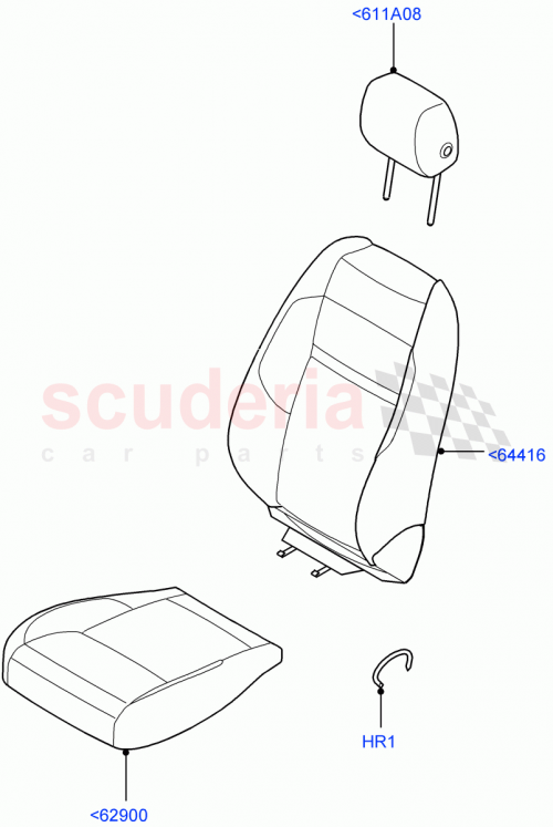 Part Diagram for Land Rover LR160491
