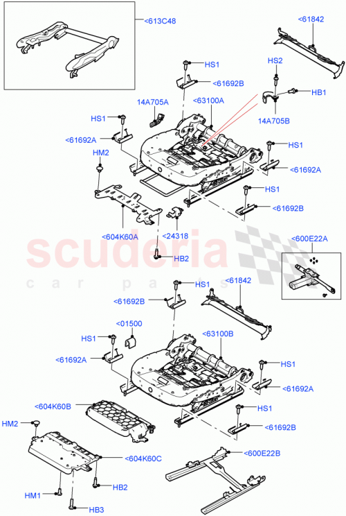 Part Diagram for Land Rover LR058772