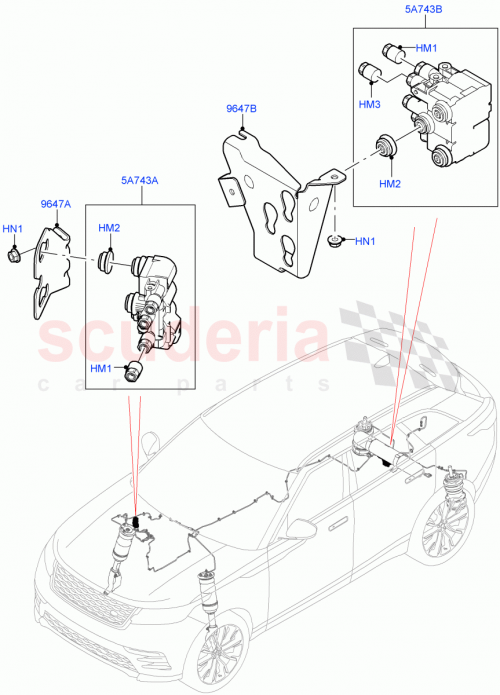 Part Diagram for Land Rover LR141830