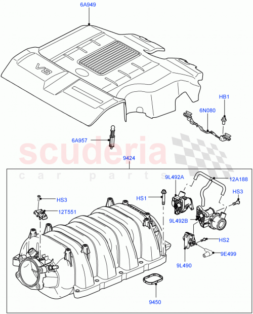 Part Diagram for Land Rover LR046911