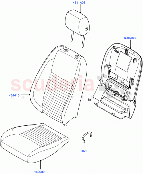 Part Diagram for Land Rover LR126868