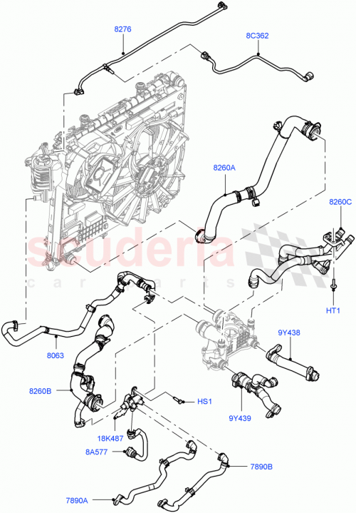Part Diagram for Land Rover LR113143