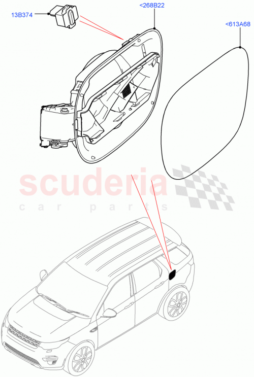 Part Diagram for Land Rover LR135547