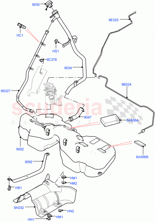 Part Diagram for Land Rover LR093115