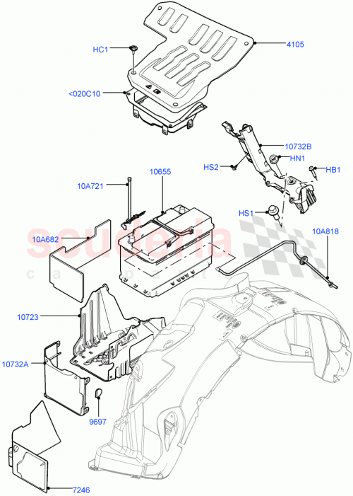 Part Diagram for Land Rover LR106759