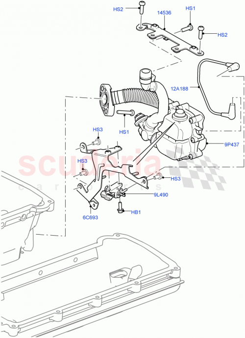 Part Diagram for Land Rover LR020250